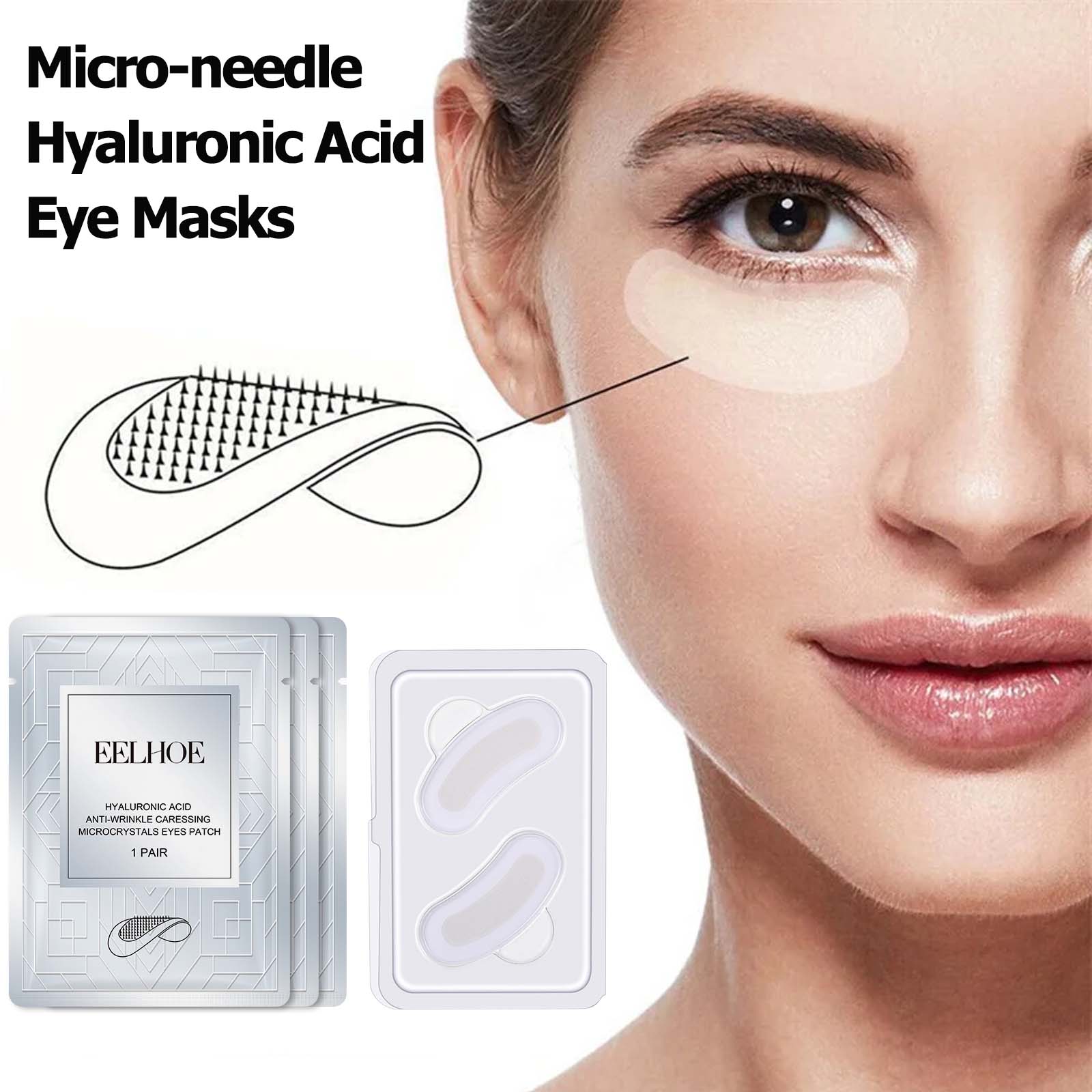 Microneedle Patch Eye - Patch Mata Mikro-needle Asam Hialuronat Anti-Kerut