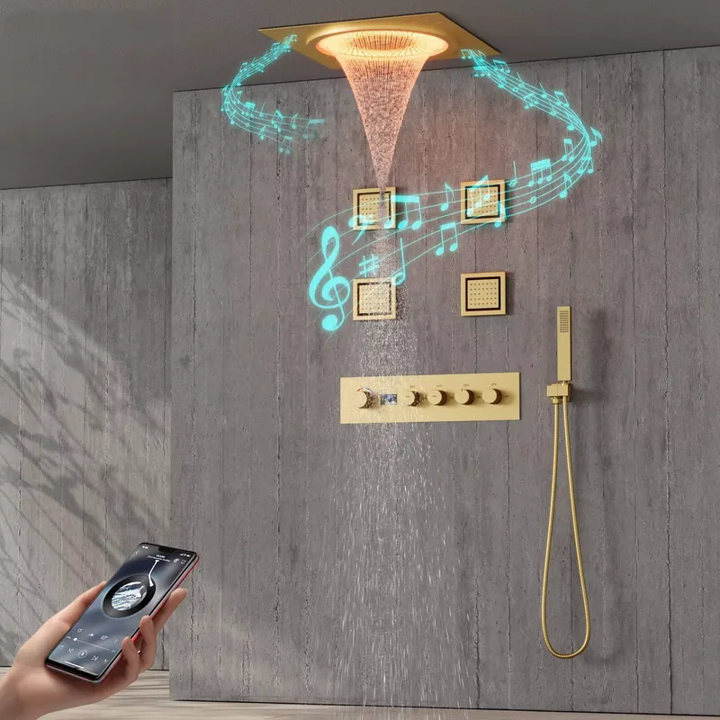 Spa & Wellness Joule - Set Shower LED Pintar dengan Musik,