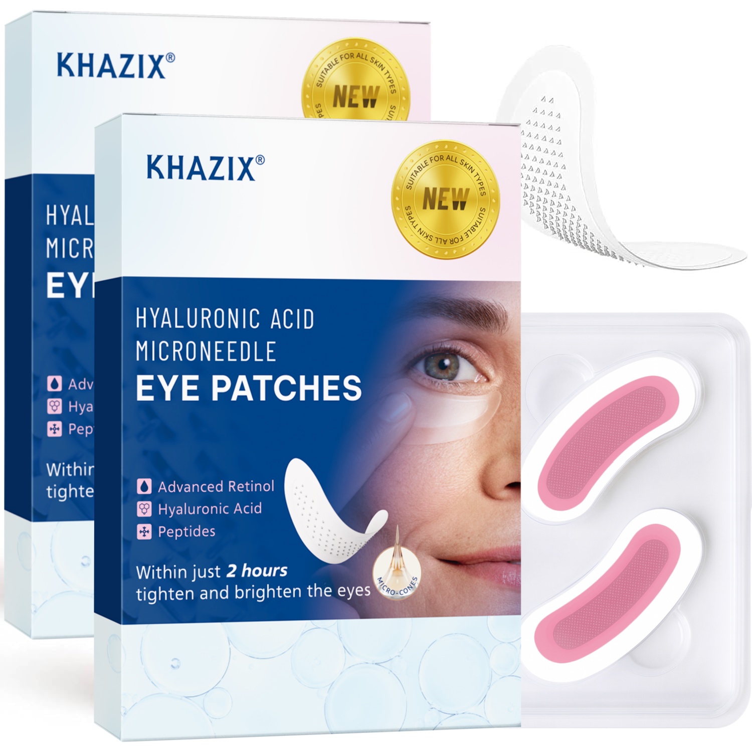 Microneedle Patch Eye - Patch Mata Retinol Microneedle dengan Asam