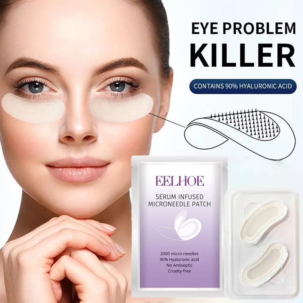 Microneedle Patch Eye - 1 pasang Masker Mata jarum mikro