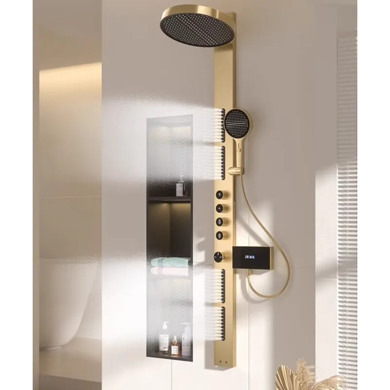 Spa & Wellness Joule - Set Panel Shower Brass Rainfall dengan