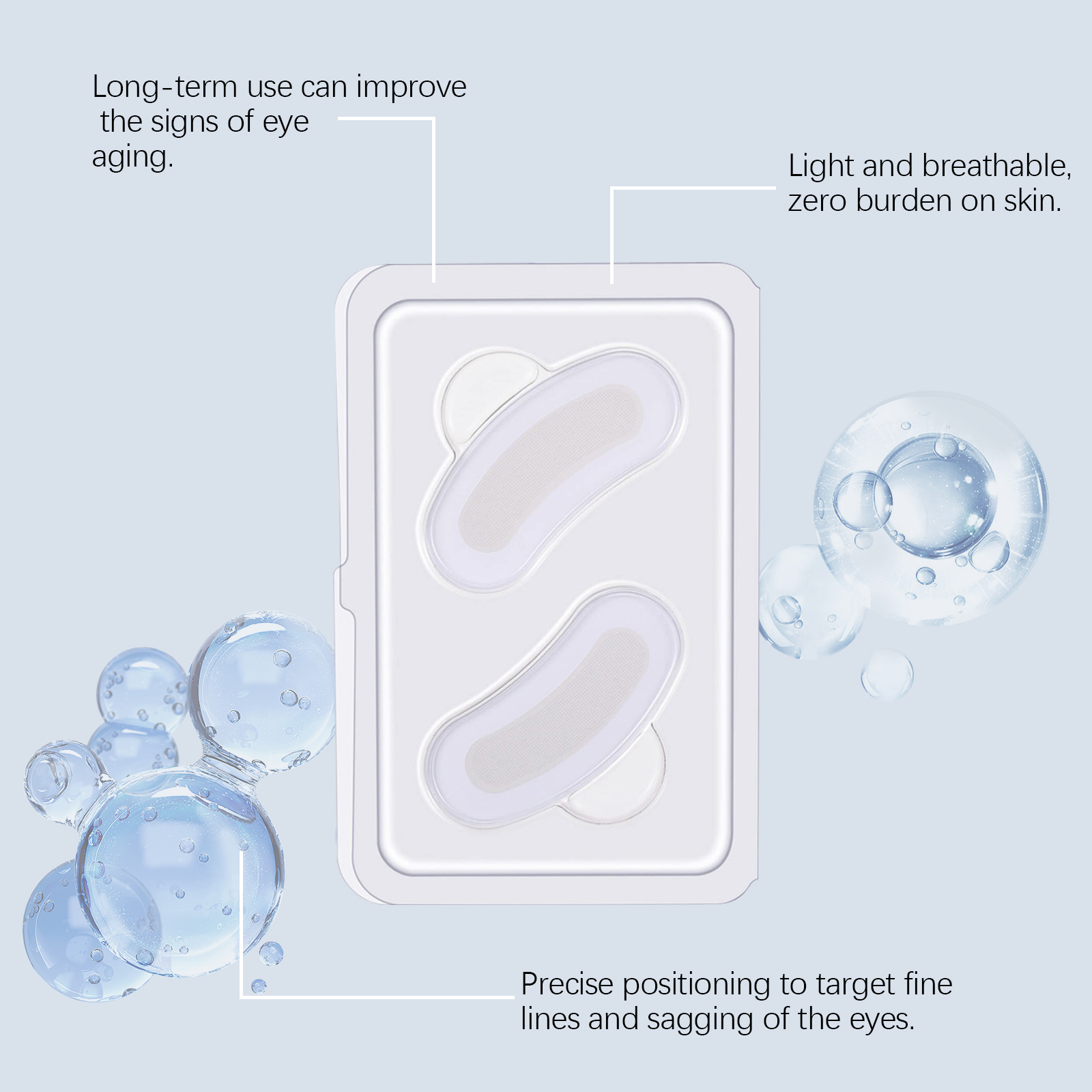 Patch Mata Mikro-needle Asam H - Microneedle Patch Eye ulasan dan harga