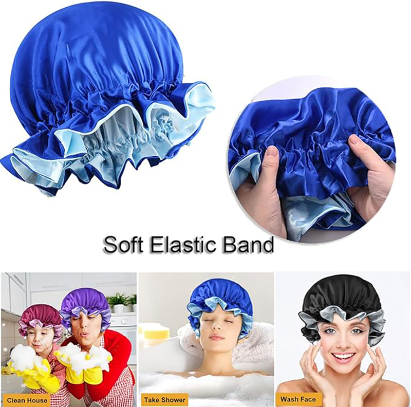 Topi Satin Lapisan Ganda Elast - Hair Spa Wellness ulasan dan harga