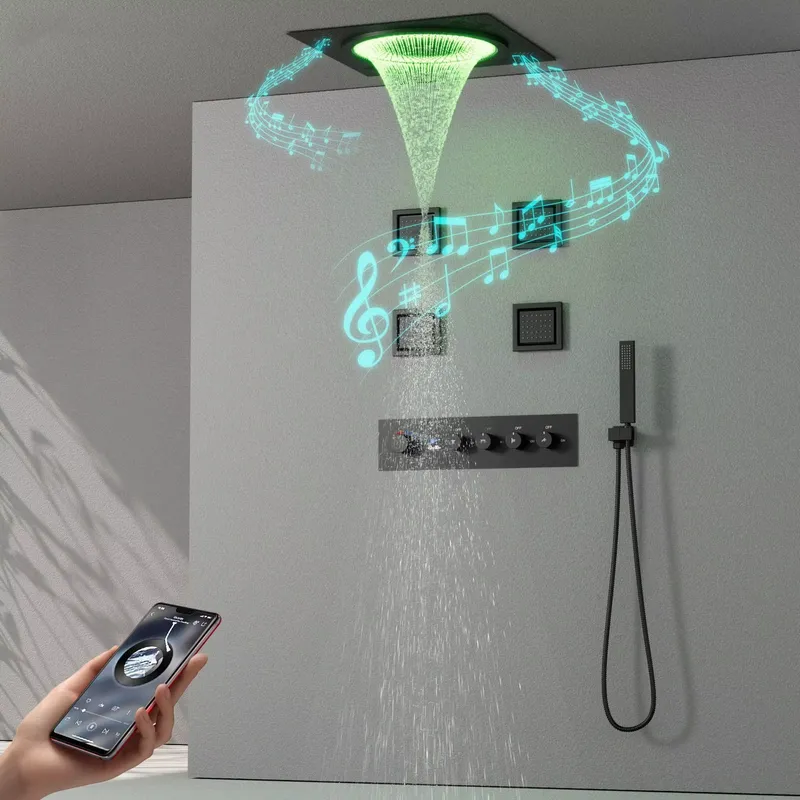 Set Shower LED Pintar dengan M - Spa & Wellness Joule ulasan dan harga