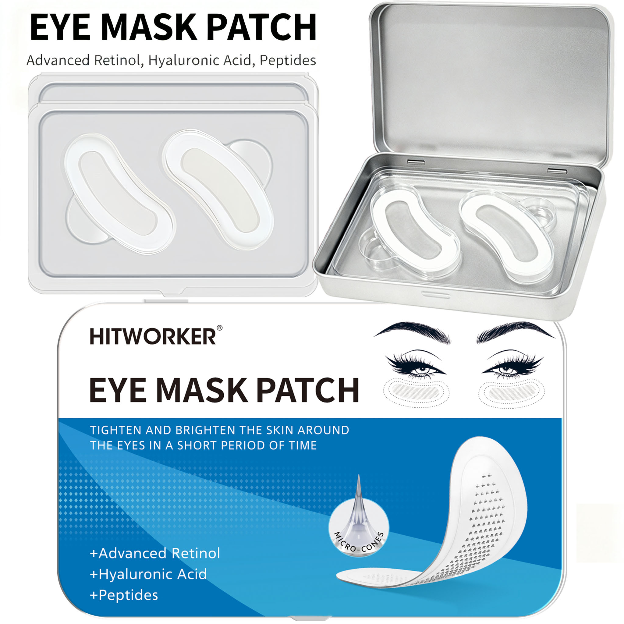 Plester Hidrogel Pembersih Men - Microneedle Patch Eye ulasan dan harga